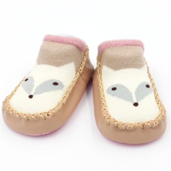 Chaussettes de Sol Bébé Cartoon GripKnit – Douces, Antidérapantes et Adorables