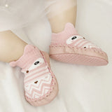 Chaussettes de Sol Bébé Cartoon GripKnit – Douces, Antidérapantes et Adorables