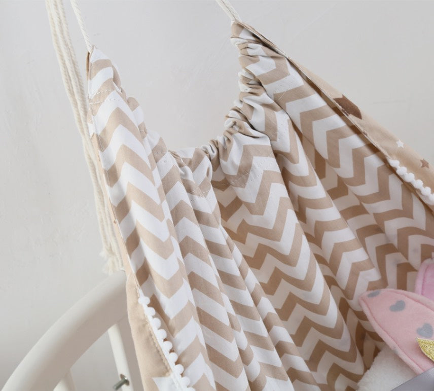 Balancelle Hamac Macramé Bébé Nordic Zen (Intérieur/Extérieur)