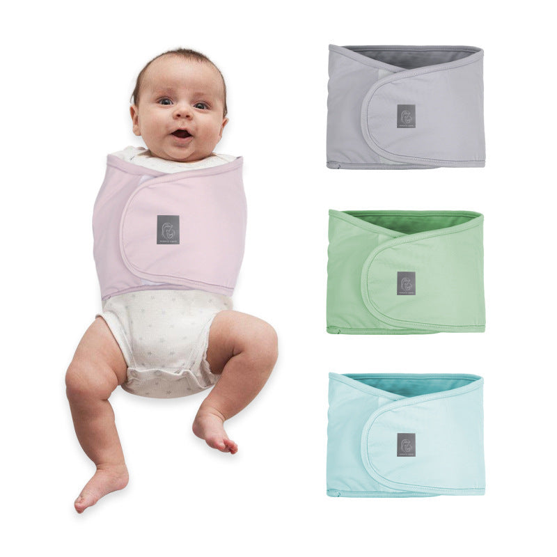 SwaddleGuard Adjustable Belly Swaddle – Sangle Anti-Coup (0–6M)