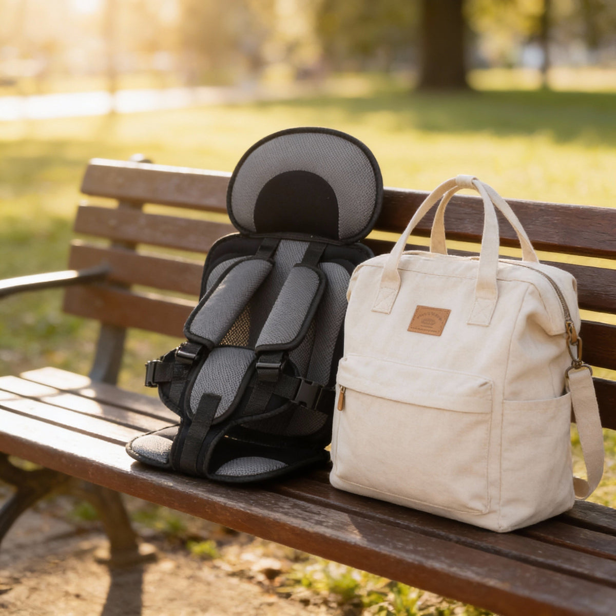 Siège Rehausseur Portable Premium CozyLift & Coussin de Voyage