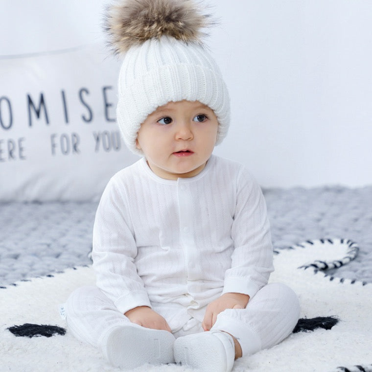 La Grenouillère Pure Cloud en Coton | Combinaison de Sommeil et de Jeu à Manches Longues