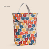 SnugTote Sac de rangement imperméable pour couches bébé – Compact, mignon et essentiel