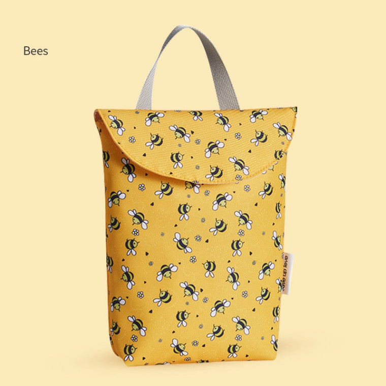 SnugTote Sac de rangement imperméable pour couches bébé – Compact, mignon et essentiel