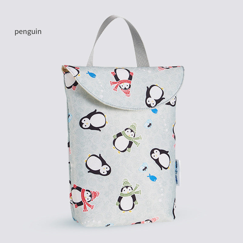 SnugTote Sac de rangement imperméable pour couches bébé – Compact, mignon et essentiel