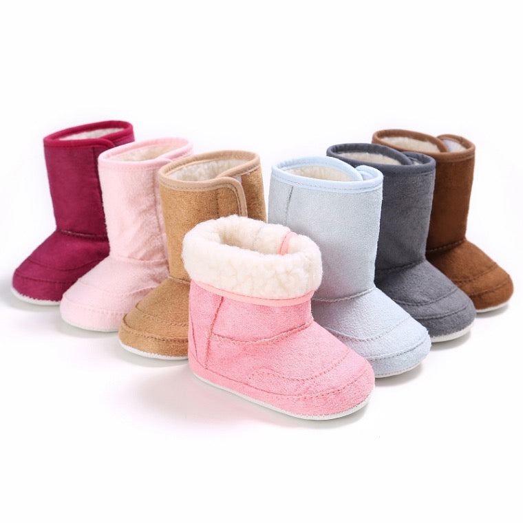 SnugStep Chaussons de bébé d'hiver doublés de polaire (Antidérapant)