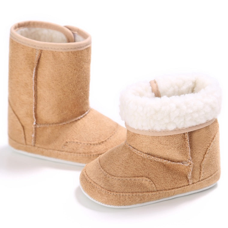 SnugStep Chaussons de bébé d'hiver doublés de polaire (Antidérapant)