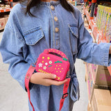 Le petit sac à bandoulière en silicone Donut | Sac à main imperméable pour enfants