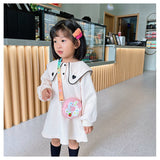 Le petit sac à bandoulière en silicone Donut | Sac à main imperméable pour enfants