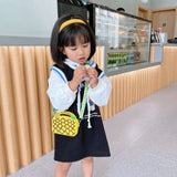 Le petit sac à bandoulière en silicone Donut | Sac à main imperméable pour enfants