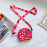 Le petit sac à bandoulière en silicone Donut | Sac à main imperméable pour enfants