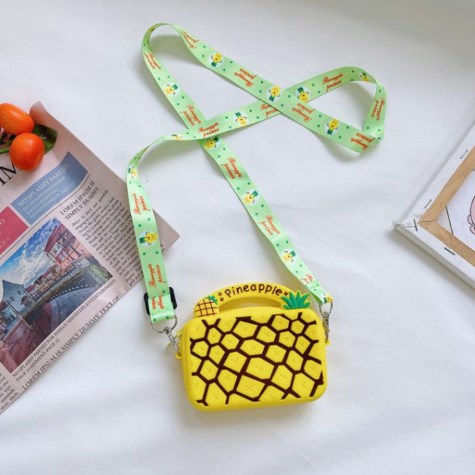 Le petit sac à bandoulière en silicone Donut | Sac à main imperméable pour enfants