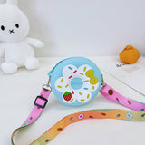 Le petit sac à bandoulière en silicone Donut | Sac à main imperméable pour enfants