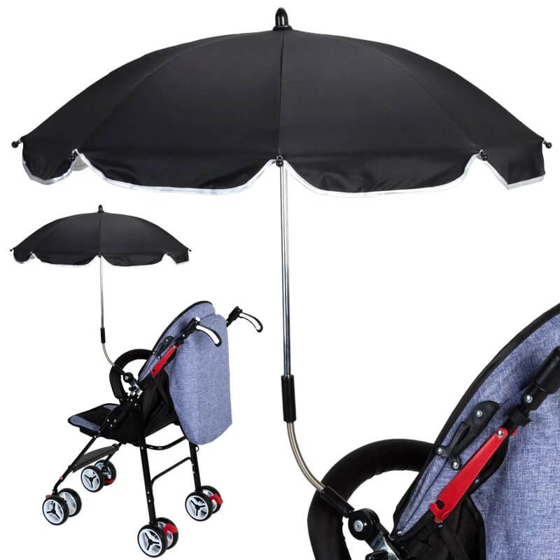 Parasol de Poussette SunGuard 360° Ajustable – Pare-soleil Universel Protection UV
