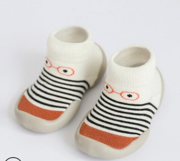 Chaussettes-Chaussures Bébé StepEase en Coton – Douces, Respirantes et Antidérapantes