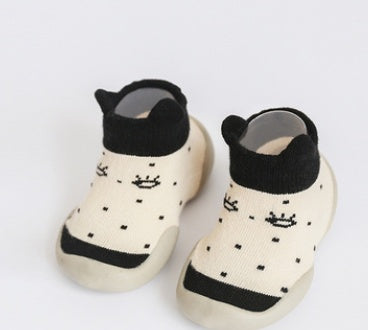 Chaussettes-Chaussures Bébé StepEase en Coton – Douces, Respirantes et Antidérapantes