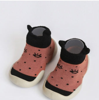 Chaussettes-Chaussures Bébé StepEase en Coton – Douces, Respirantes et Antidérapantes