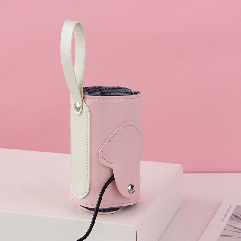 WarmSip Chauffe-biberon USB pour bébé – Portable, Élégant et Sûr