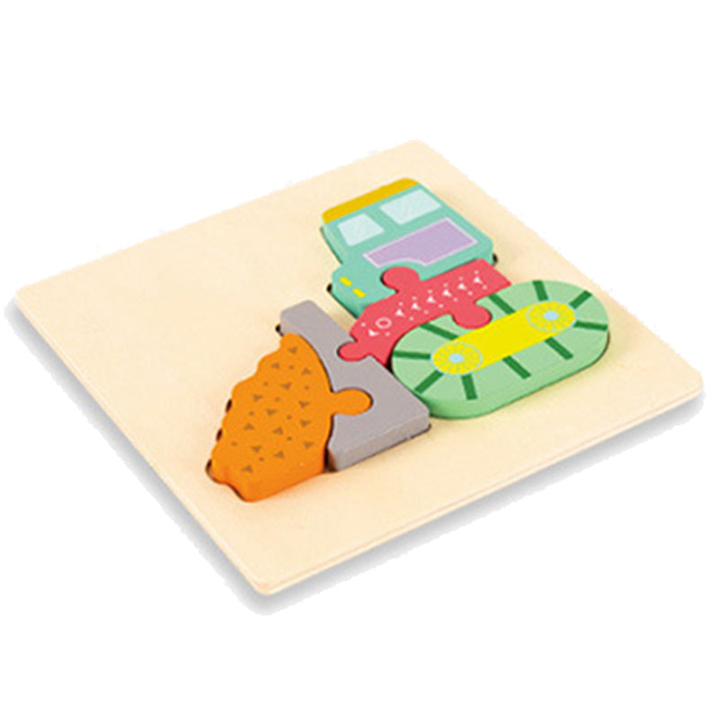 MontessoriFit Puzzle Animal 3D en Bois | Jouet d'Apprentissage Précoce