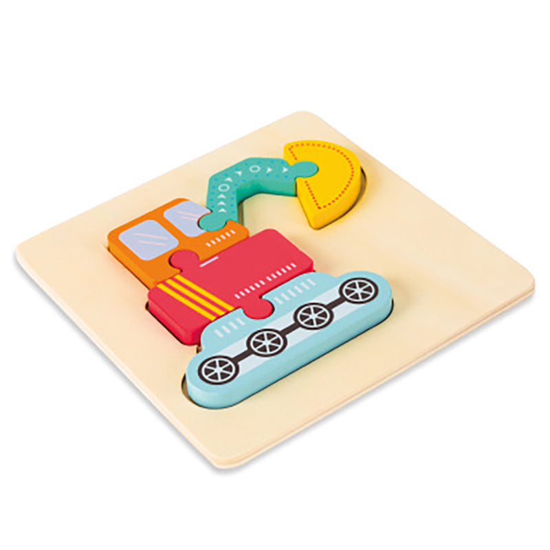 MontessoriFit Puzzle Animal 3D en Bois | Jouet d'Apprentissage Précoce