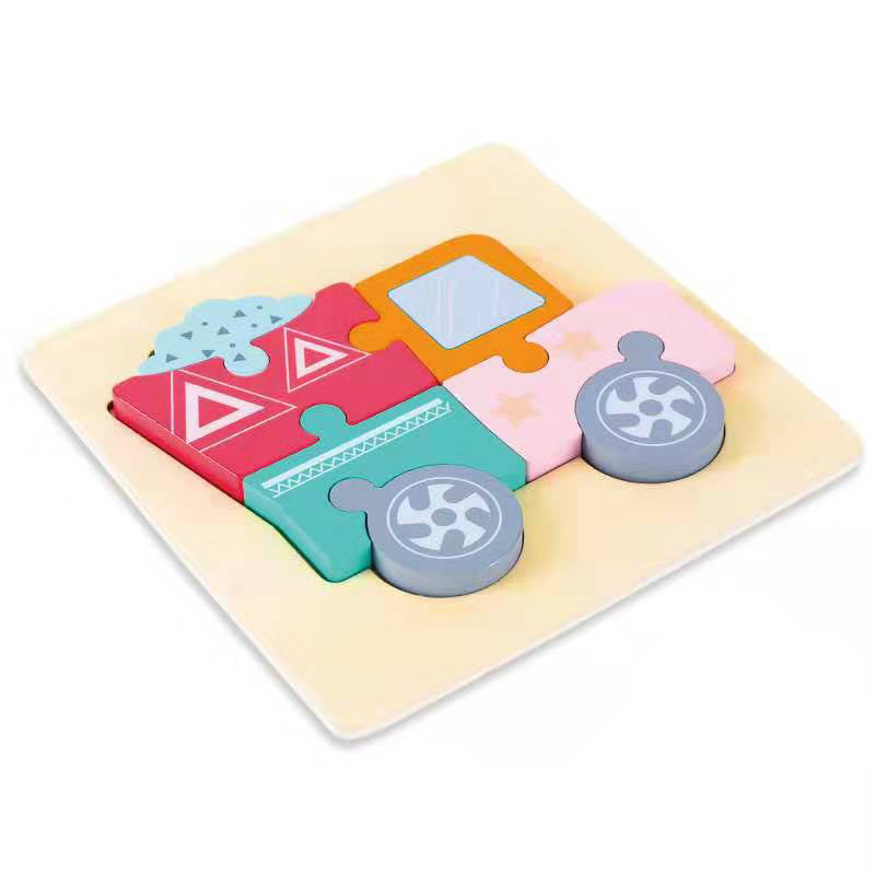 MontessoriFit Puzzle Animal 3D en Bois | Jouet d'Apprentissage Précoce