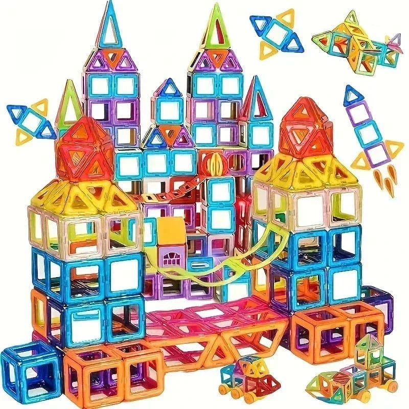 Bloc de Construction Magnétique Montessori