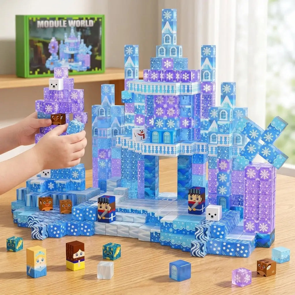 Blocs de construction magnétiques Royaume de Glace