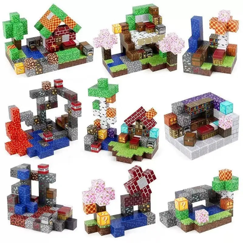 Blocs Magnétiques Minecraft Jouet Construction