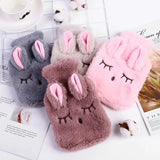 Bouillotte peluche lapin Sac thermique