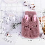 Bouillotte peluche lapin Sac thermique