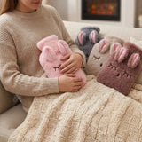 Bouillotte peluche lapin Sac thermique
