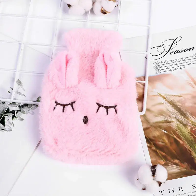 Bouillotte peluche lapin Sac thermique