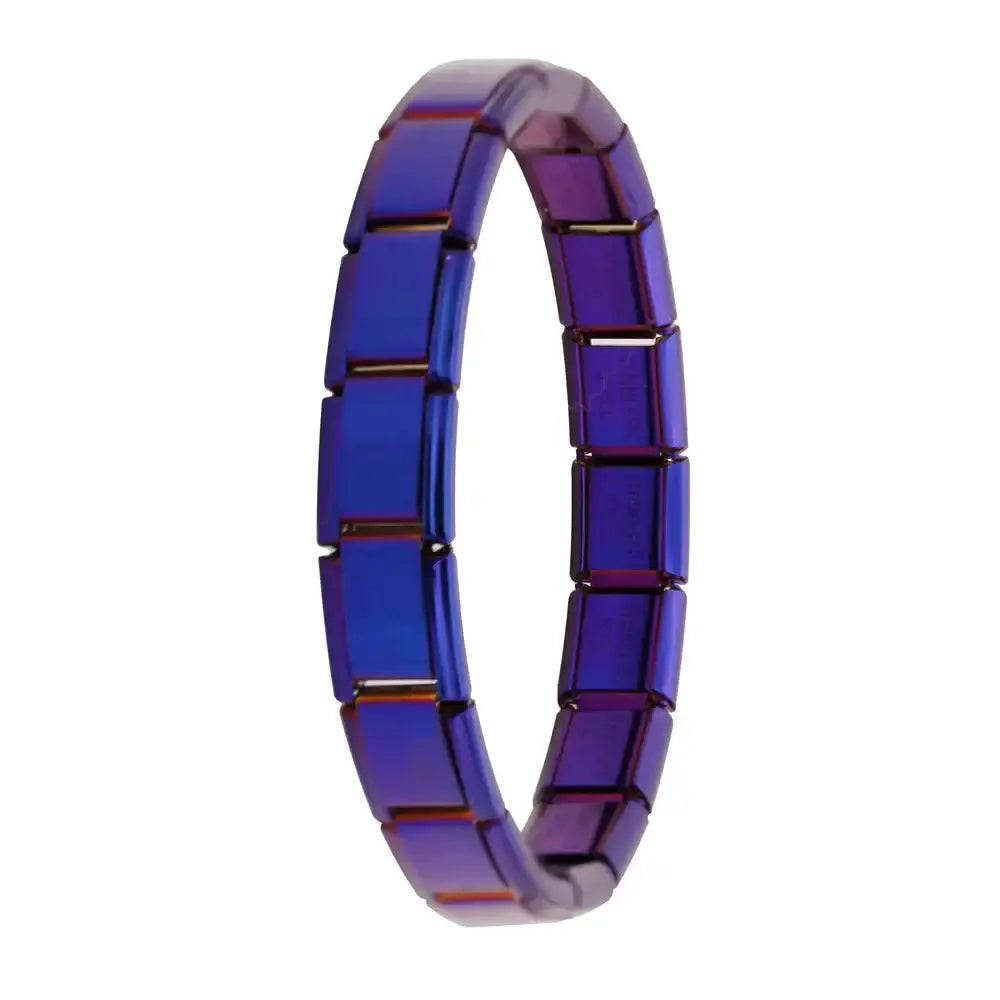 Bracelet à breloques en acier inoxydable