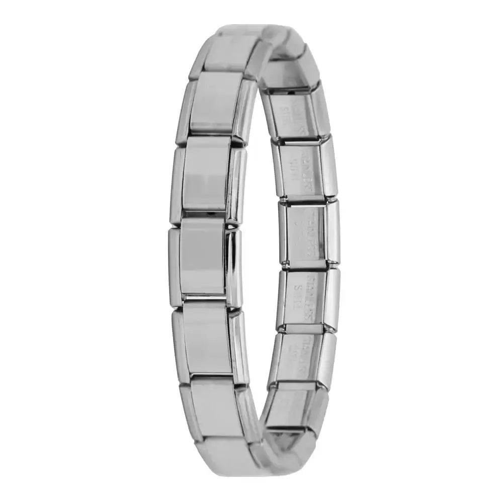 Bracelet à breloques en acier inoxydable