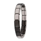 Bracelet à breloques en acier inoxydable