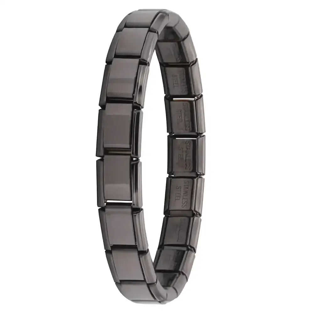 Bracelet à breloques en acier inoxydable