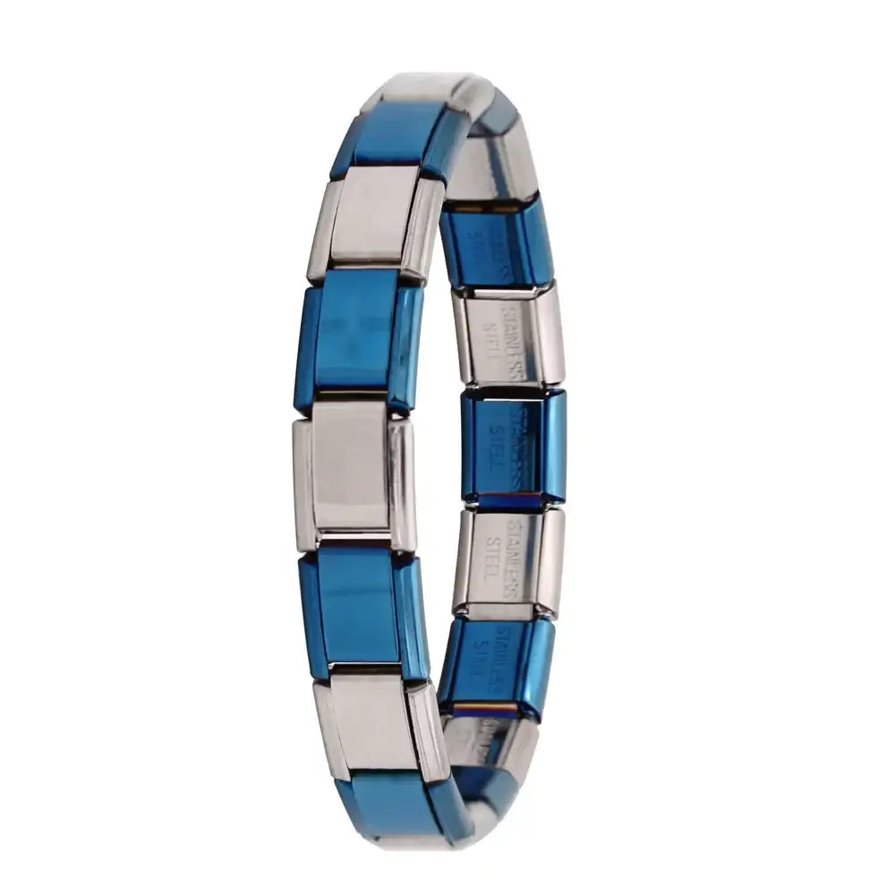 Bracelet à breloques en acier inoxydable