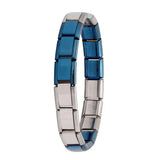 Bracelet à breloques en acier inoxydable