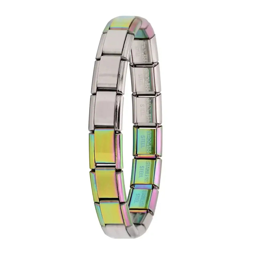 Bracelet à breloques en acier inoxydable
