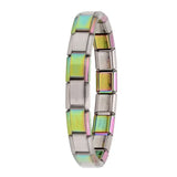 Bracelet à breloques en acier inoxydable