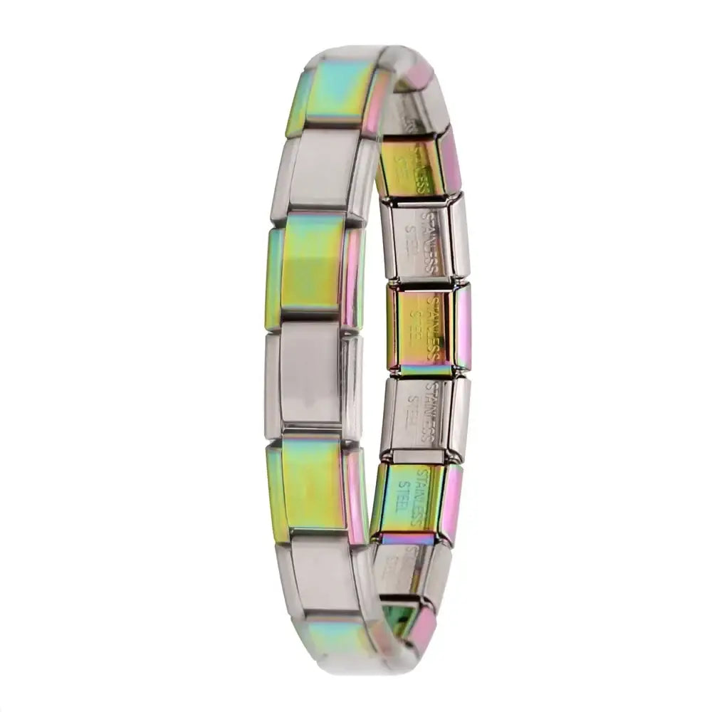 Bracelet à breloques en acier inoxydable