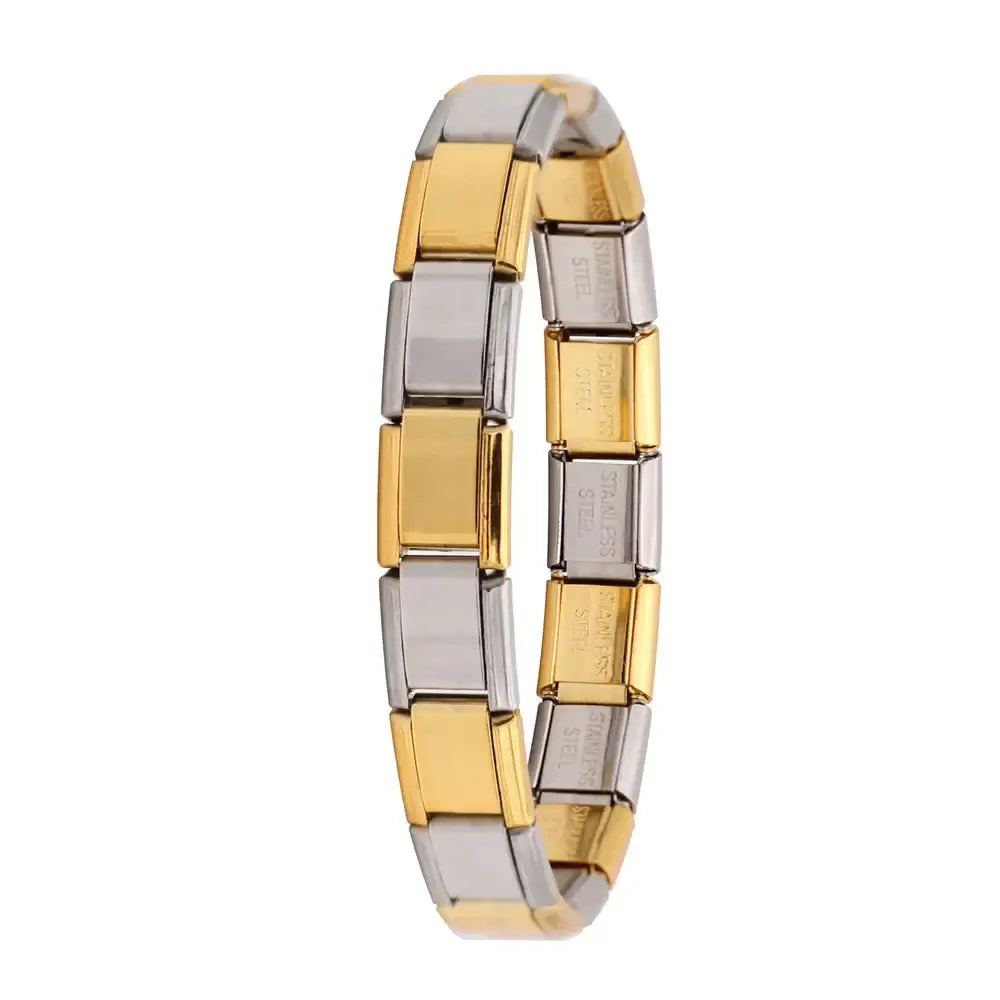 Bracelet à breloques en acier inoxydable