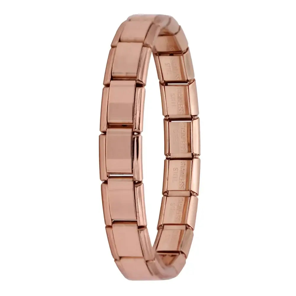 Bracelet à breloques en acier inoxydable