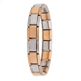 Bracelet à breloques en acier inoxydable