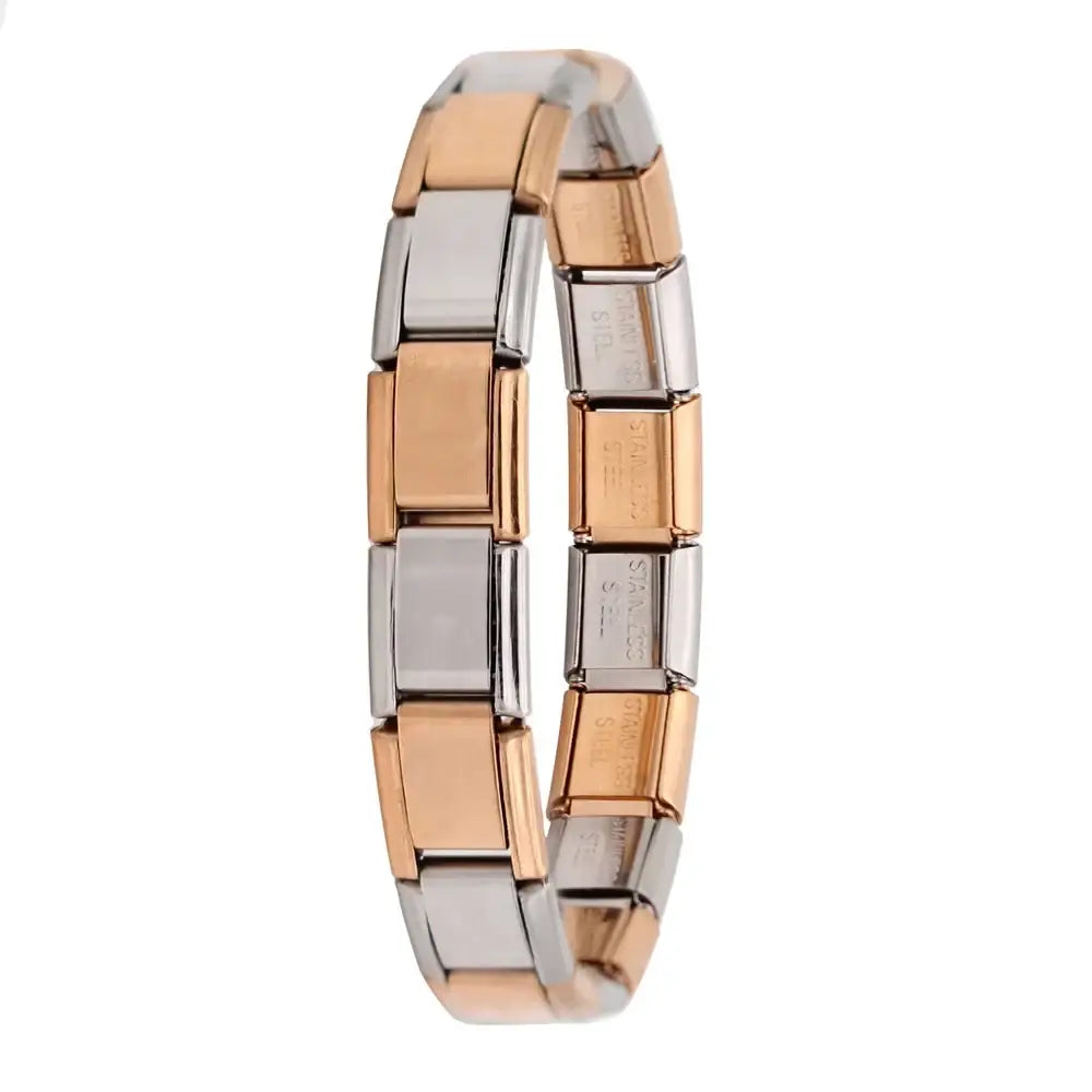 Bracelet à breloques en acier inoxydable