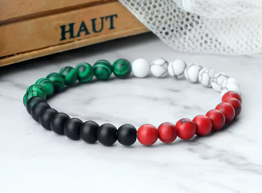 Bracelet pierres naturelles Palestine