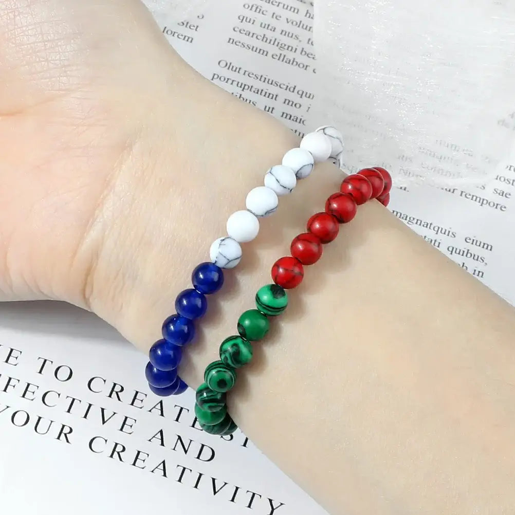 Bracelet pierres naturelles Palestine