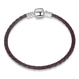 Bracelet tressé femme Argent