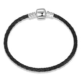 Bracelet tressé femme Argent