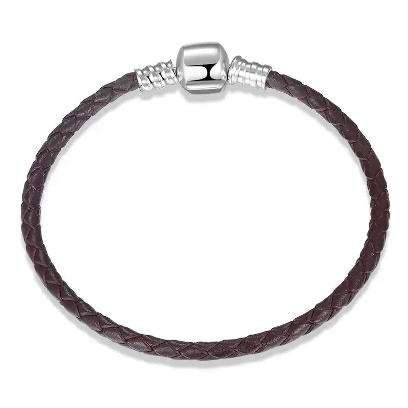 Bracelet tressé femme Argent